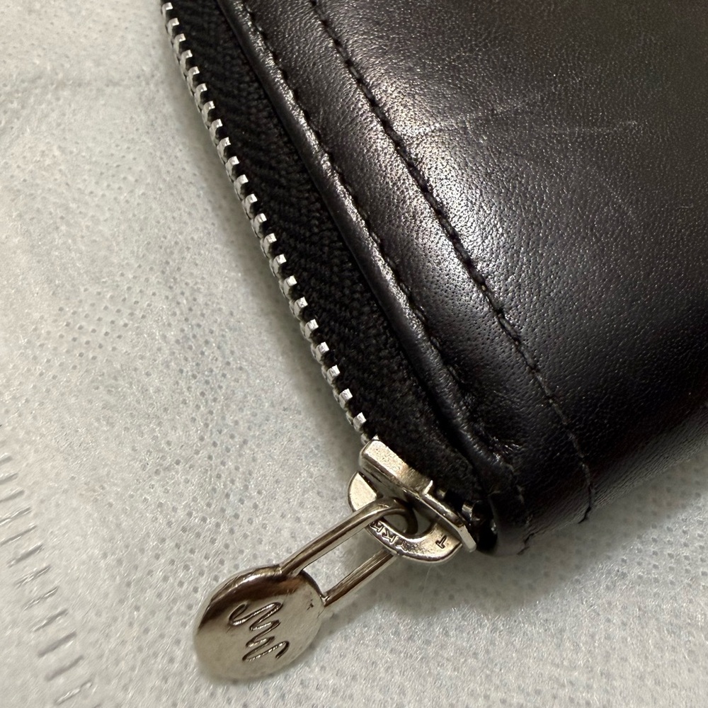 Monsac Black Leather Wallet - Picture 4 of 7